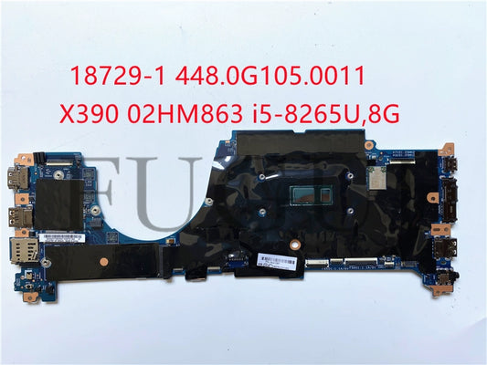 (Shipping fee not include)Lenovo/  motherboard system board X390 18729-1 i5-8265U,8G i7-8565U 16G