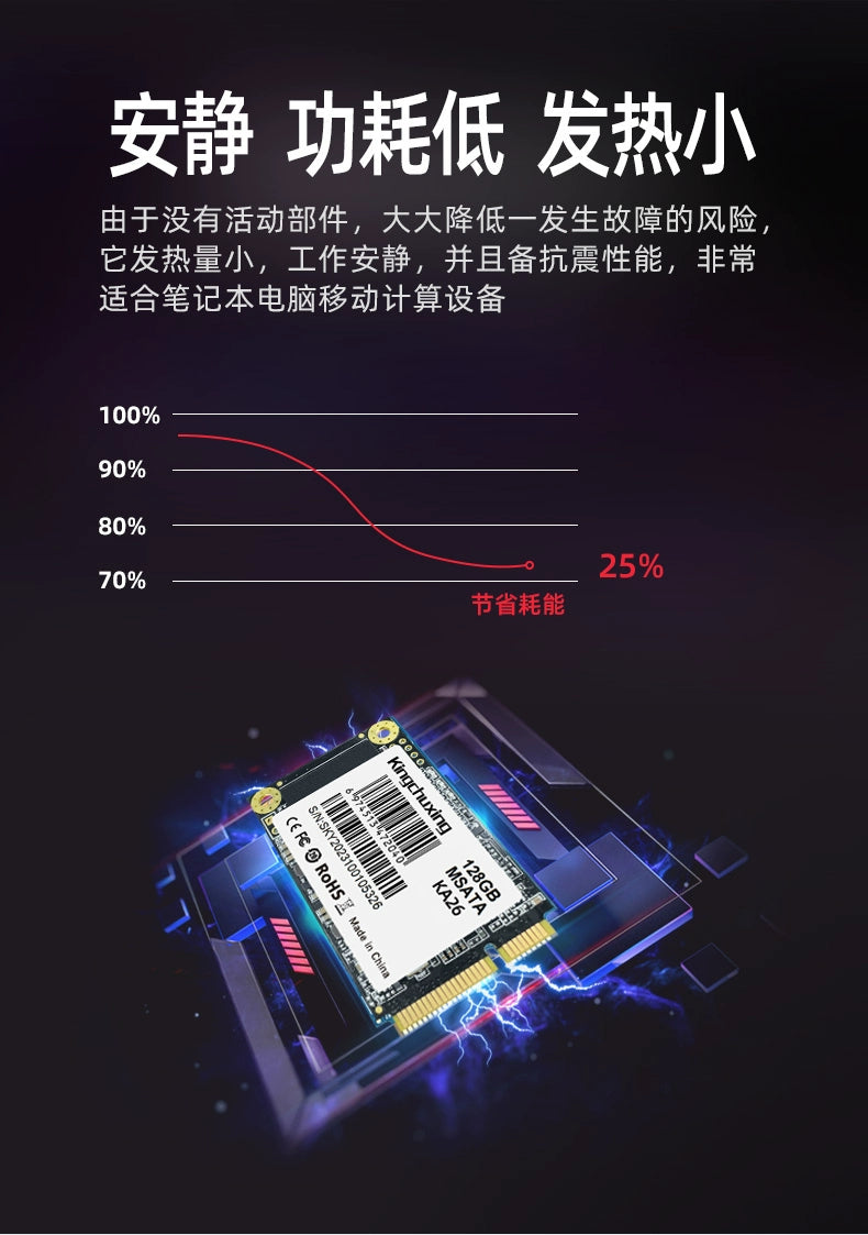 Brand new gold storage star msata solid state drive 128GB laptop desktop SSD512 genuine 64G256GB