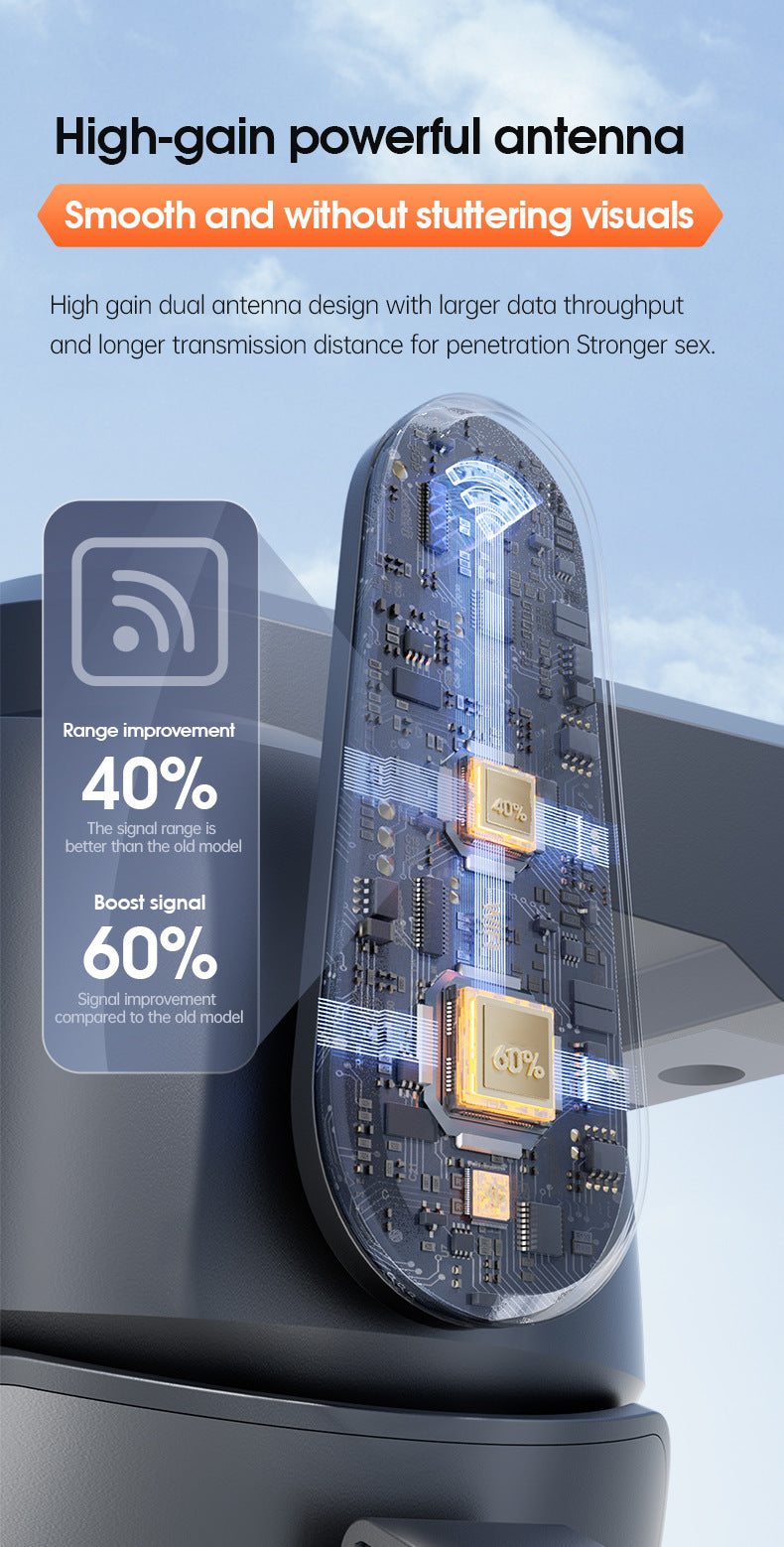 One Camera dual screen surveillance camera mobile phone remote night vision 3D positioning intelligent WiFi home monitor