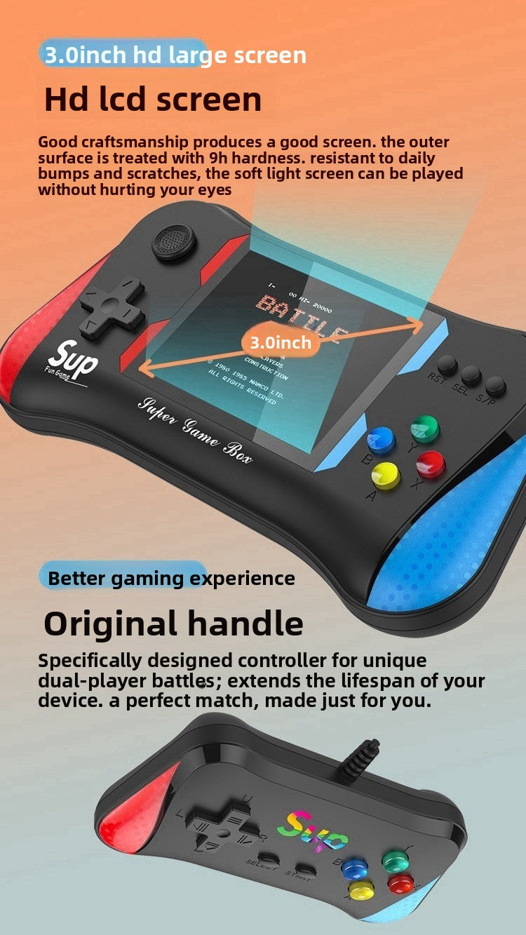 3" inch X7M HD PSP 1200mAh rechargable sup games Handheld Game Player console 500-In-1 Classic Doubles Handheld