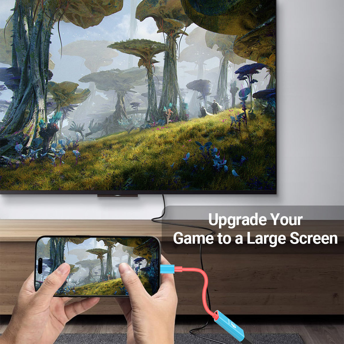 Switch converter type-c adapter cable mobile phone computer same screen cable 4k30hz video high definition screen cable