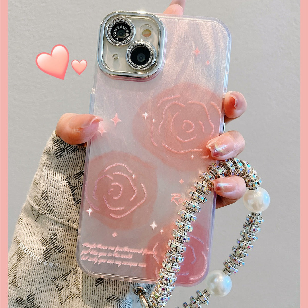 Accessories for iPhone 15 case iphone14promax feather rose bracelet 13 premium sense 12 Internet celebrity female