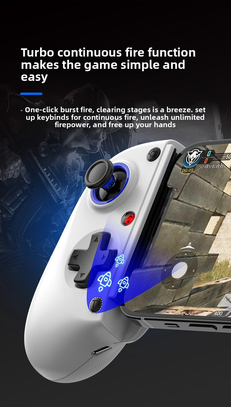 D11 Stretch Gamepad Wireless Bluetooth Hall Trigger Macro Back Key Switch Android IOS Streaming Handle PC