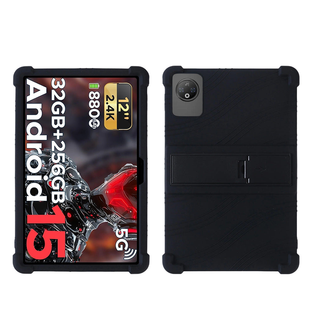 Applicable DOOGEE VPad tablet protective case 5G 12 inch office with bracket anti-drop soft silicone protective case Protect case
