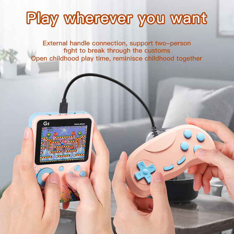 3" inch G5 500 IN 1 games Handheld Game Player console 500-in-1 classic doubles handheld game console