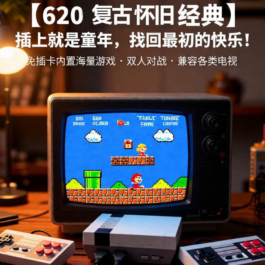 NES game console FC mini 620 SFCMINI red and white console classic TV game console NESmini four-button