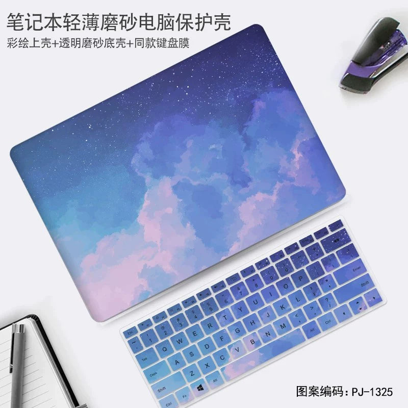 Oil painting wind protective case for Huawei 11 "12" 13 "14" 15 "16" matebook 14 MateBook XPro 16S 13S MateBook D14/SE Honor MagicBook X 15 16 protective case, notebook case film Laptop accessories