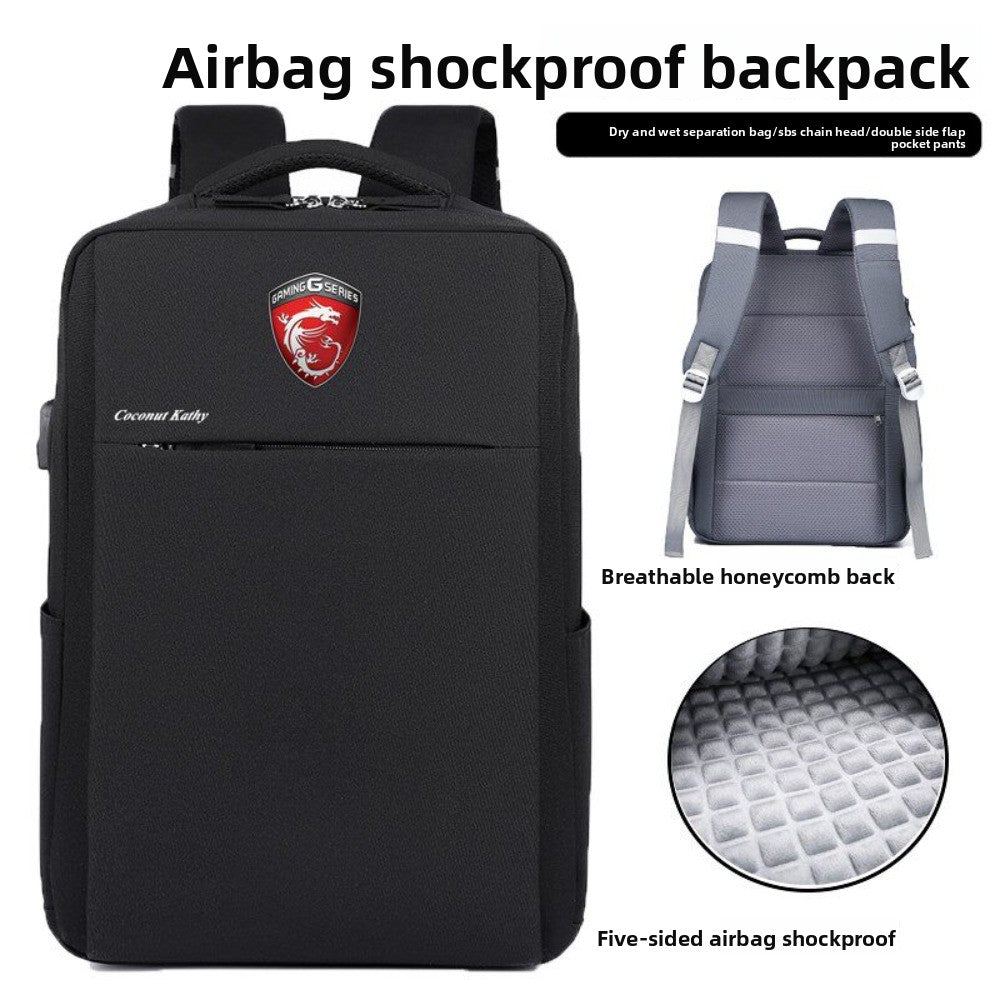 MSI Shadow 17 Gaming Titan 16 Laptop Bag 17.3 Inch gaming laptopBackpack 16 Inch Airbag Backpack, Men's and Women's, Style Notebook Bag