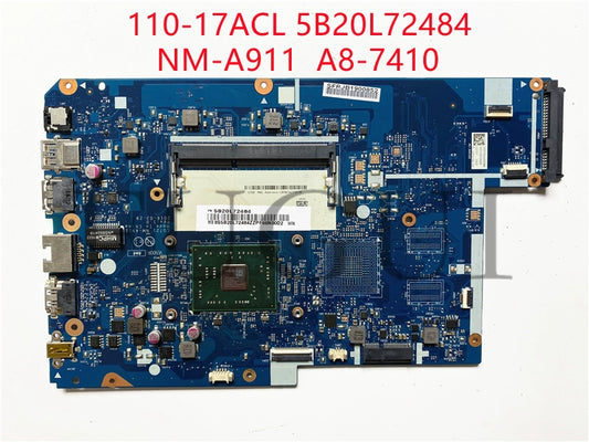 (Shipping fee not include)Lenovo/ lenovo motherboard system board 110-17ACL NM-A911 A8-7410 A6-7310