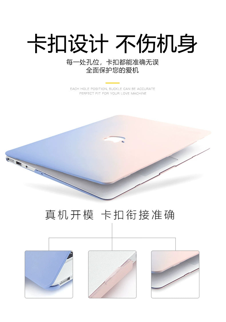 For   2024 Macbook laptop protective case macbook pro air 14" 13" 15" 16" m1 m2 m3  Cover for Macbook A3113 A3114 A2941 A2918 A2992 A2779 A2780 A2681 A2338 A2337 A2289 A2251 A2179 A2159 A1706 A1708 A2141 A1534 A1989  Macbook protective case