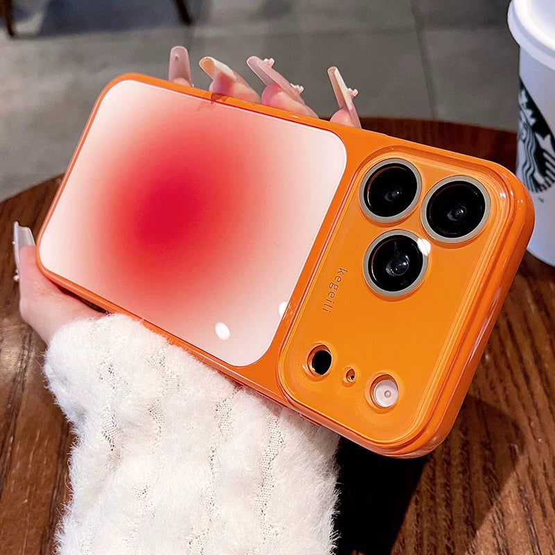 Gradually change the halo to become larger in seconds for iPhone 17promax mobile phone case The new iPhone16 seconds becomes 17pro large window Dopamine with lens film Women's protective case Phone accessories