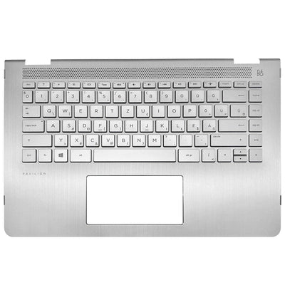 (Shipping fee not include)HP/惠普 Pavilion X360 14-BA 14M-BA TPN-W125 A壳C壳D壳 外壳 different language keyboard