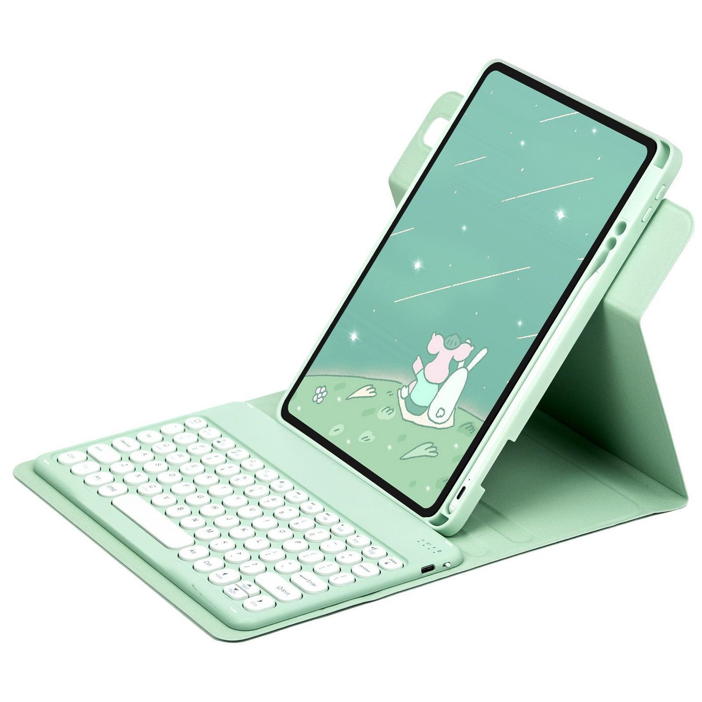 Applicable iPad10th generation rotating protective case 9th generation 10.2 touch Bluetooth keyboard Air4 magnetic suction 5 leather case 10.9 inch protective Accessories