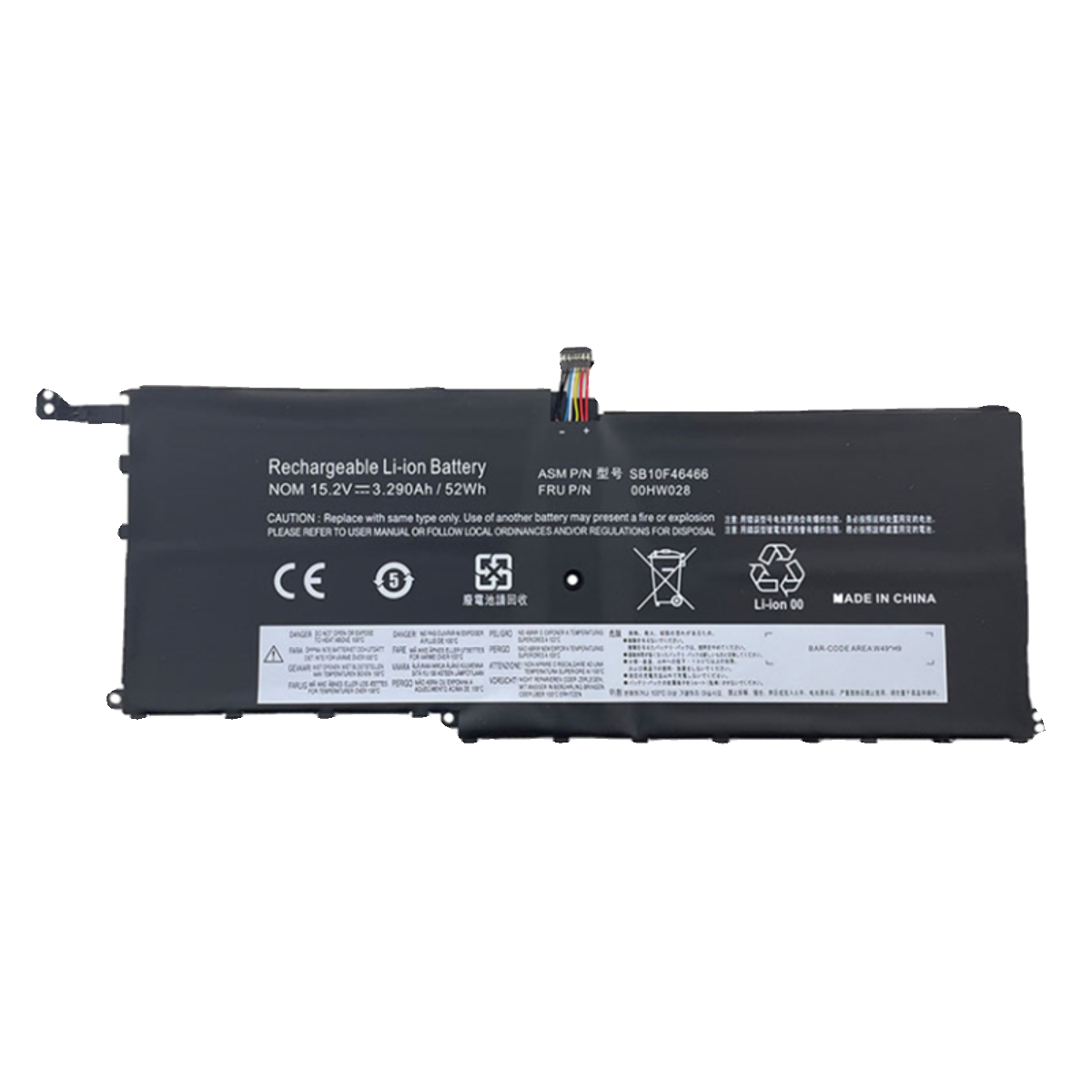 (Shipping fee not include)forFor  Lenovo 00HW028 00HW029 01AV409/441/438  battery SB10F46466