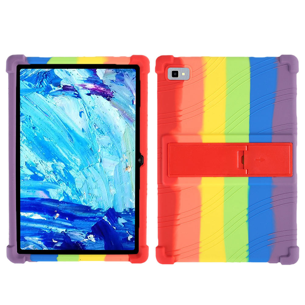 Applicable to Blackview TAB 8E flat plate protective case 10.1 inch hemming with bracket anti-drop silicone protective case Protect cace
