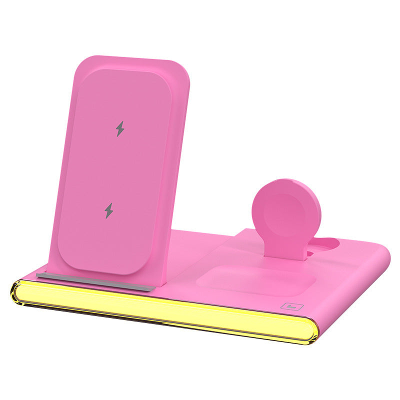 C27 3-in-1 wireless charging folding  Apple Samsung wireless charging