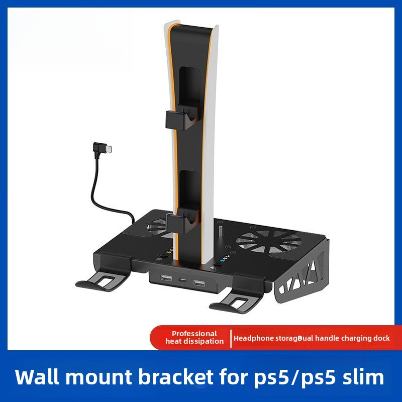COOLING STAND for PS5 Slim PS5 Wall Mount Base PS5 Hand Charging, Base ps5 Slim Horizontal Stand