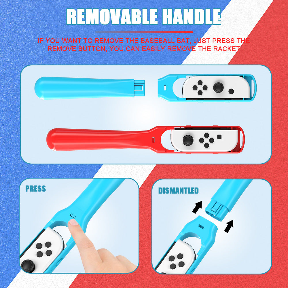 Nintendo switch oled baseball grip switch small handle somatosensory baseball sports accessories