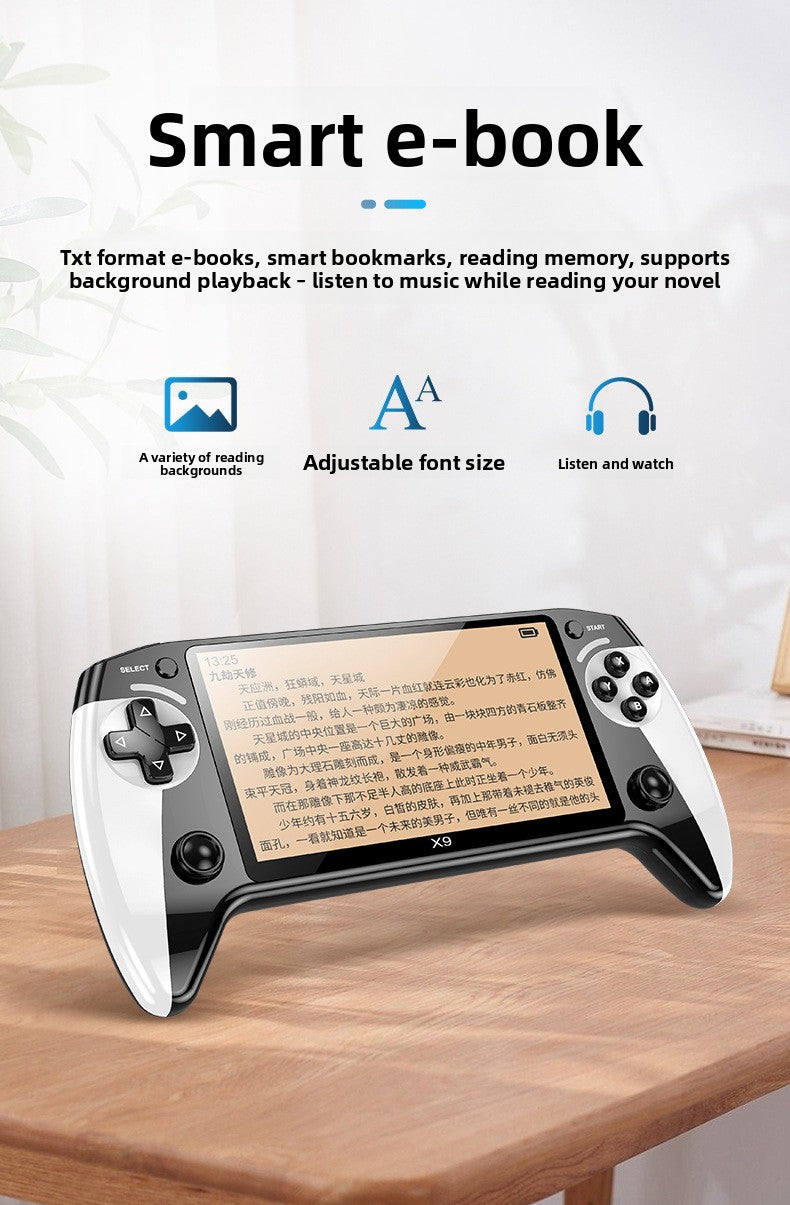 5.5" inch x9 IPS HD PSP lINUX 2000mAh type C rechargable games Handheld Game Player console supporting wireless gamepad connected