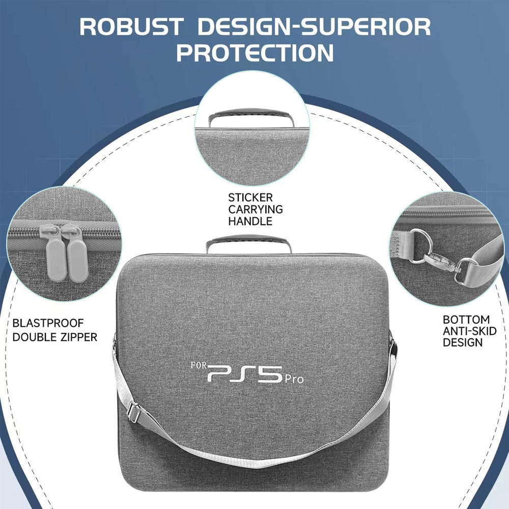 ps5pro storage bag hard box bag protection large bag PS5 PRO large capacity shoulder handbag game console bag