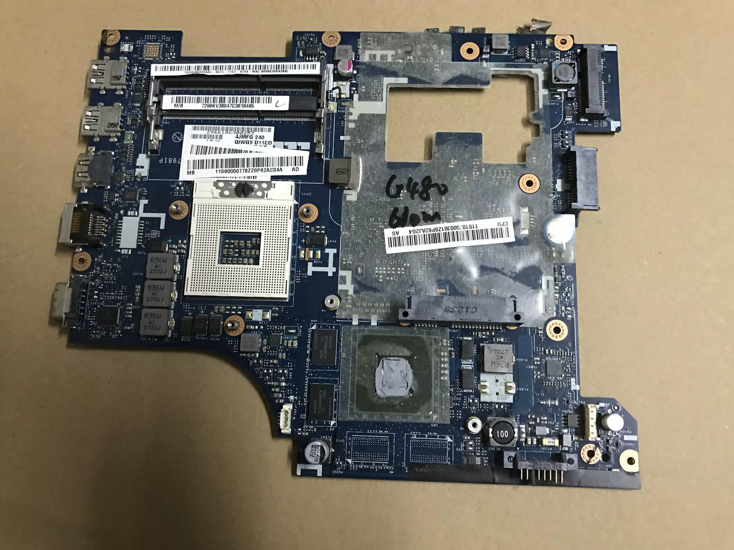 (Shipping fee not include)Lenovo Lenovo G480 G580 motherboard   Lenovo G480 motherboard  LG4858.MB LA-7981P motherboard