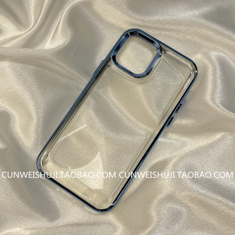 Accessories (Shipping fee not included) Electroplating frame for iphone13promax Apple 14promax mobile phone case 11 transparent xr male 12