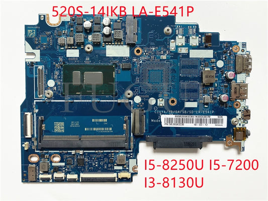 (Shipping fee not include)  motherboard system board 520S-14IKB LA-E541P I5-8250U I3-8130U I7-8550U