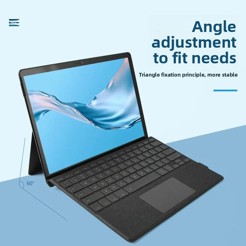 Suitable for surface pro3/4/5/6/7 +/8/9/10 Colorful backlight Microsoft magnetic wireless bluetooth keyboard protective Accessories