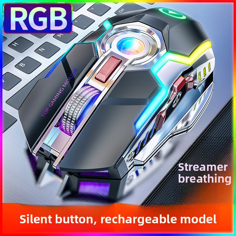 Silver Condor A5 wireless mouse, charging game RGB luminous silent computer accessories Amazon manufacturer private mold