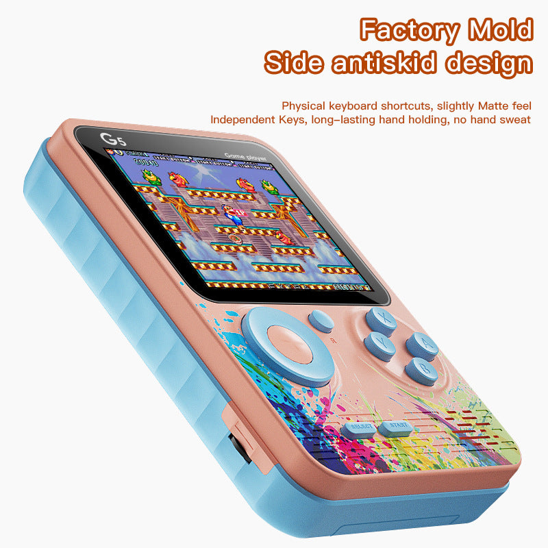 3" inch G5 500 IN 1 games Handheld Game Player console 500-in-1 classic doubles handheld game console