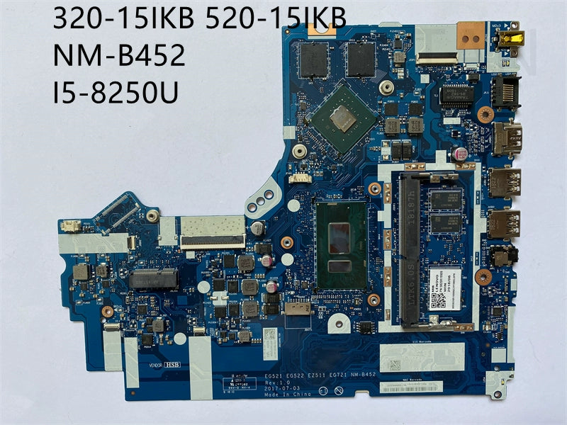 (Shipping fee not include)  motherboard system board  Lenovo/  NM-B452 320-15IKB I5-8250U