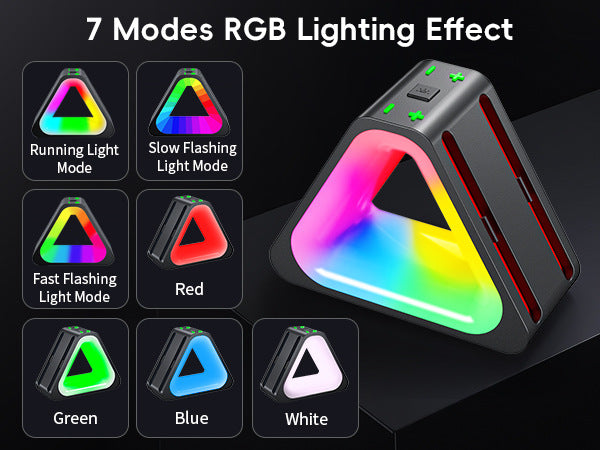 New SWITCH2 colorful seat charger NS2 joy-con four-in-one fast charging triangular charging base
