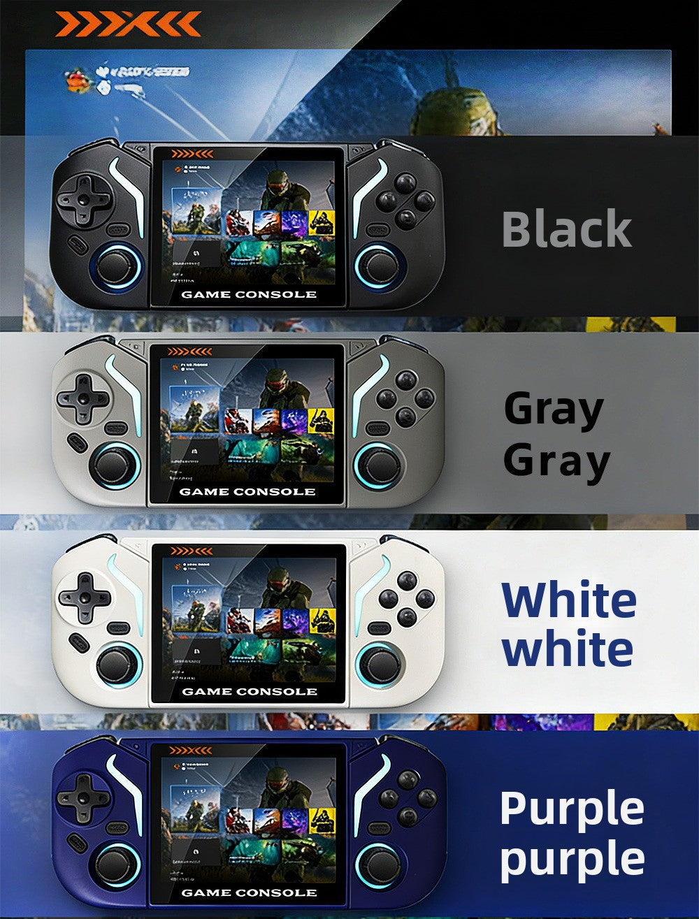 3.5" inch X95 PRO  PSP HD wifi Android 9.0 dual system Retro Handheld Game Console 3000mAh type C rechargable 64GB/128GB Portable Gaming Device  Game Player console
