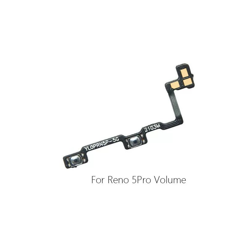 For Oppo Reno5 4G 5Pro Reno6 Reno6Pro Power cable Switch on volume flex of ribbon