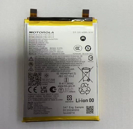 For MOTO Motorola edge40 Neo Battery XT 2307-1 Mobile Phone Battery QC50 Electric Board Motorola phone repair parts