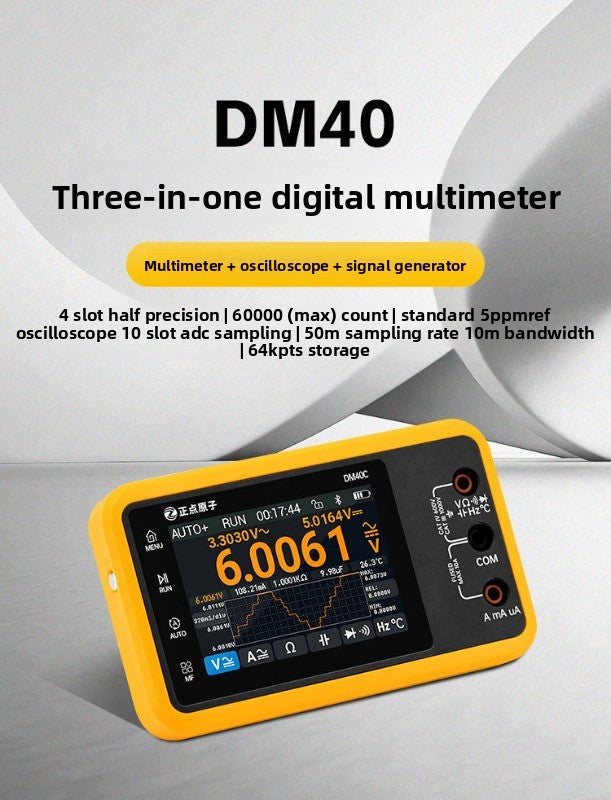 DM40A/B/C Digital Multimeter High Precision 4-bit Half Oscilloscope 3-in-1 Handheld Multimeter Laptop repair tools