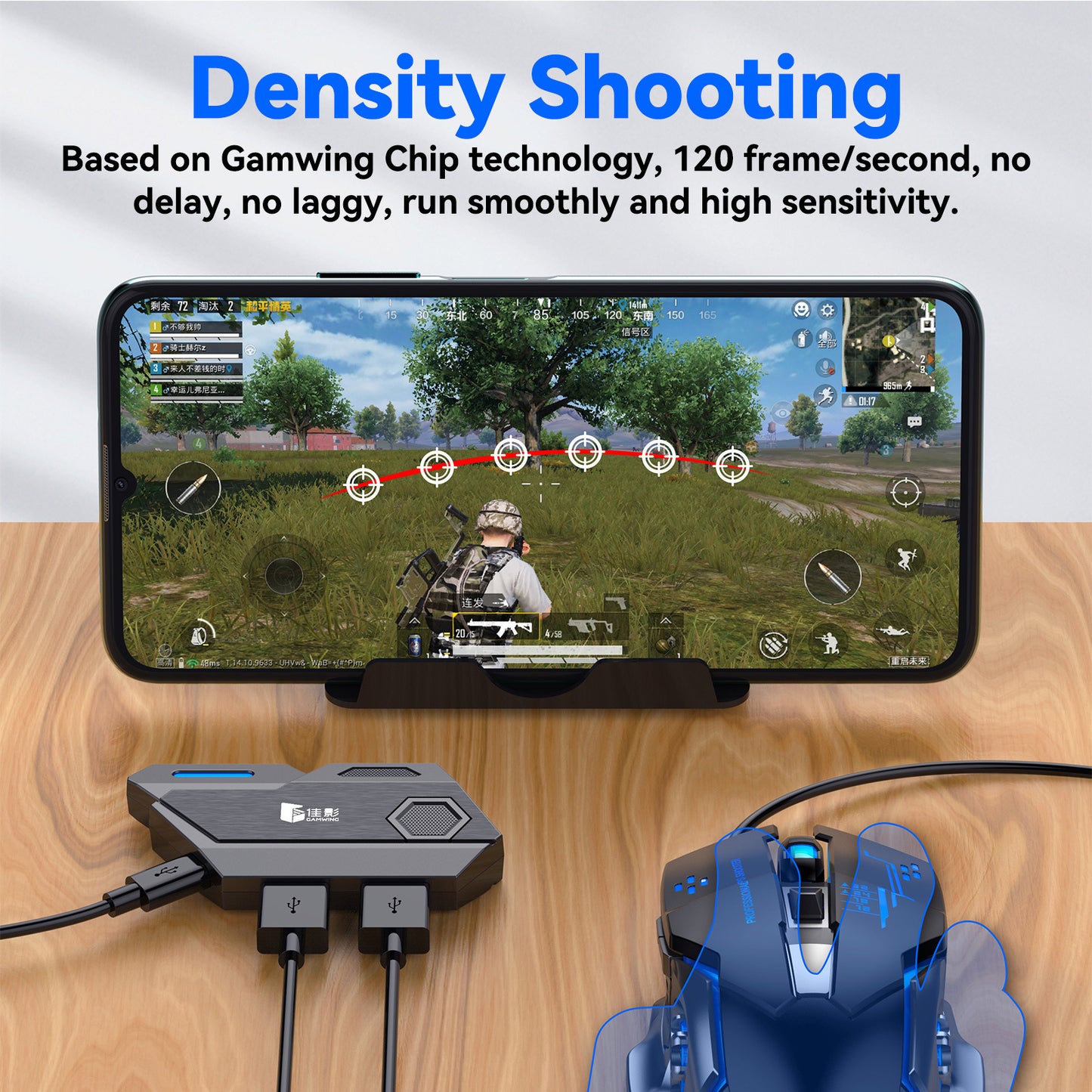 Jiaying MIX SE + 5-in-1, Mobile Gamepad Keyboard Mouse Converter Throne Set Android Device