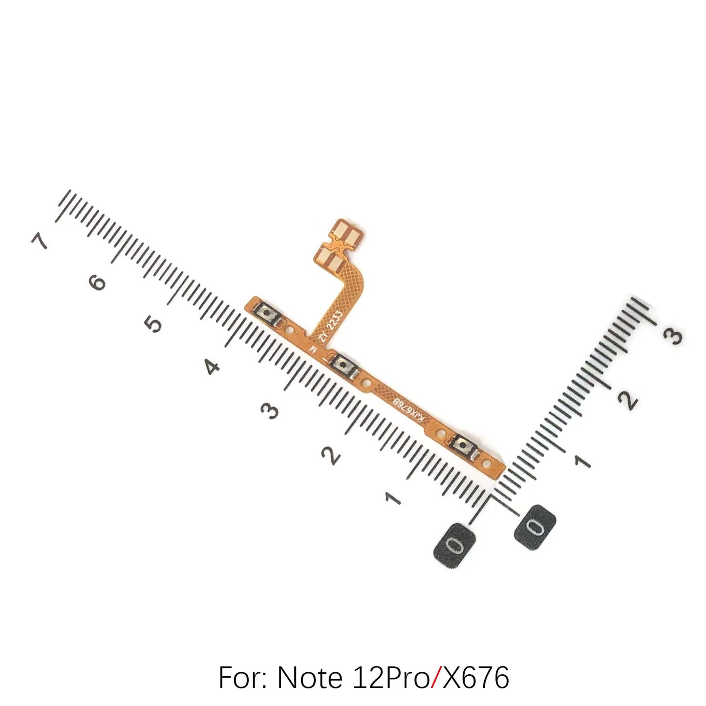 For Tecno Note7 Note8 Note10 Note12 Note30 Power cable Switch on of ribbon flex