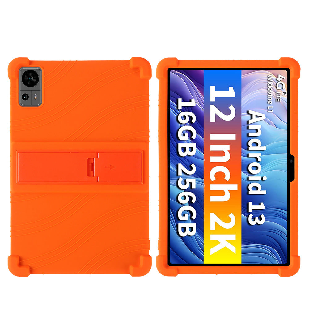 Applicable Teclast T60 tablet protective case 12 inches with bracket anti-drop silicone protective cover TLA001 Protect case