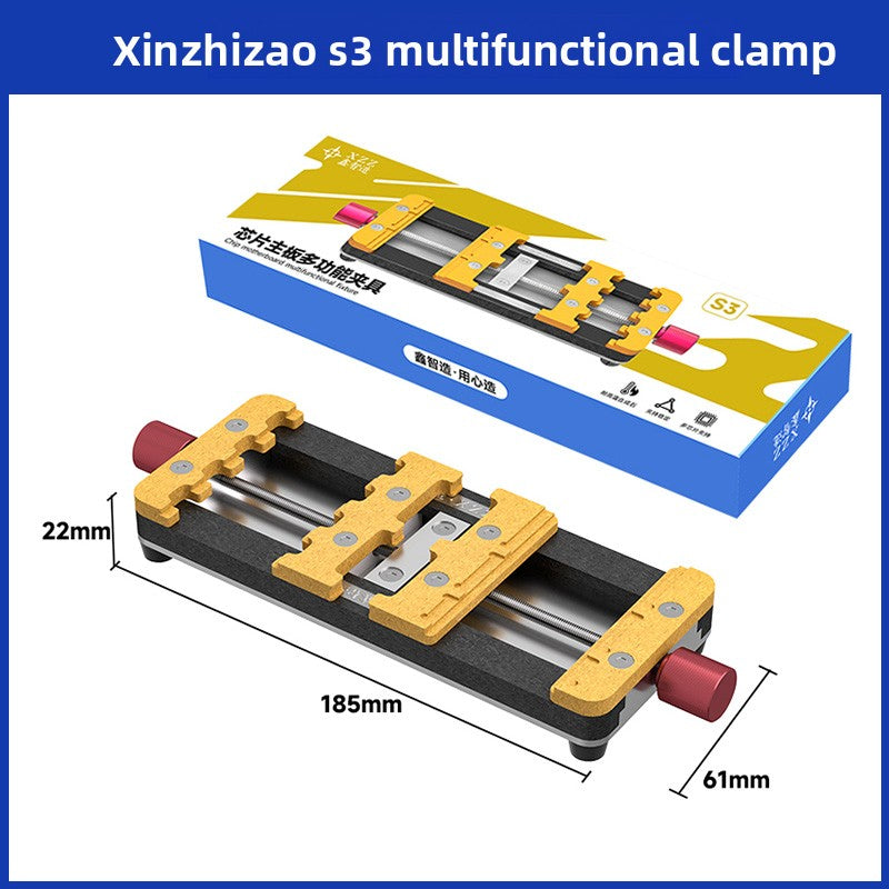 S3 new type, multi-functional maintenance fixture, glue removal, three card slot design, suitable for various types of main board chips repair tool
