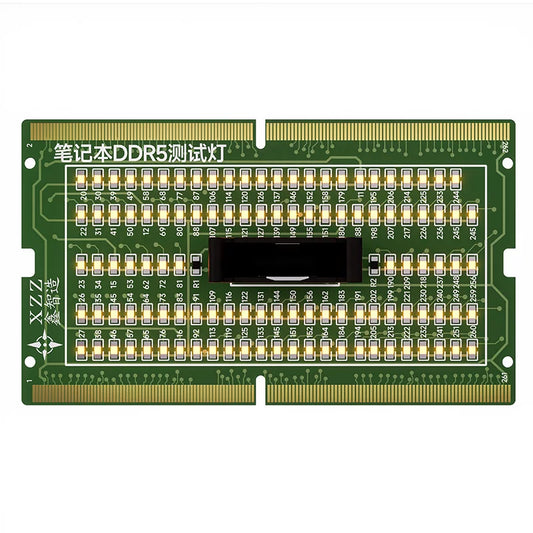 Notebook laptop main board DDR5 DDR4 memory slot detection, forward and reverse dual-purpose, with light test card, computer tester lamp holder Laptop Repair tools