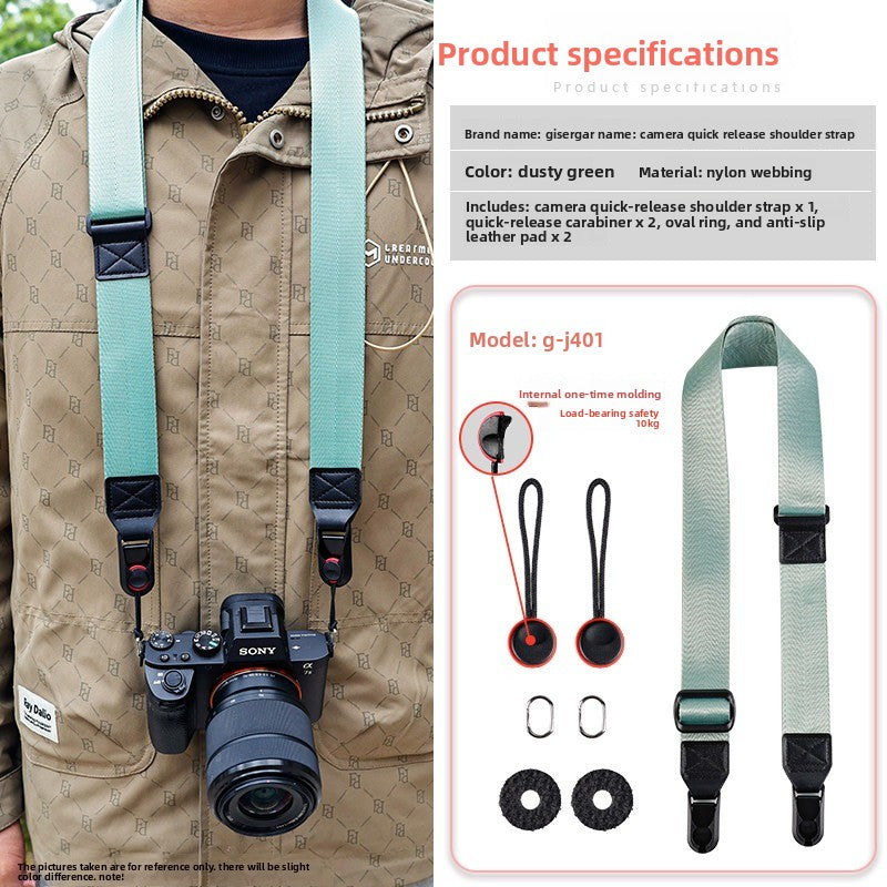 Camera Quick Release Strap for Canon Sony Fuji XM5 R10 Z30 Convenient Quick Release Shoulder Strap Compatible with pd  Digital camera accessories