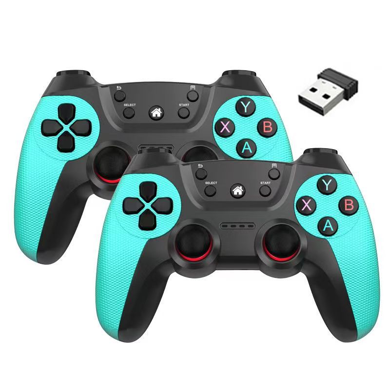 Wireless Doubles 2.4G Gamepad One-to-Two Double Play Compatible PC/Game Stick TV Box Controller