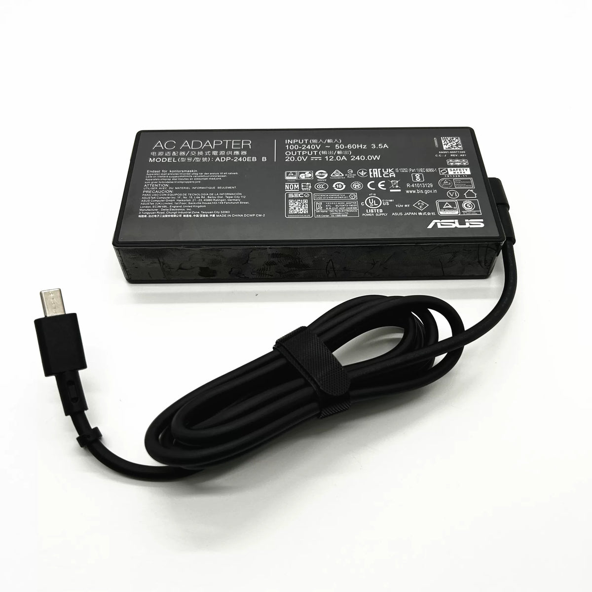 Genuine New Adapter ADP-240EB B 240W 20V 12A AC Adapter Charger For ASUS ROG Strix G15, G16 G17 G18 SCAR G513ROG Zephyrus M16 ROG Flow series power supply ASUS laptop repair parts