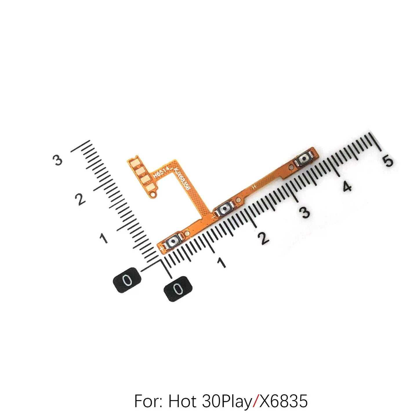 Tecno Infinix Hot20 20Play Hot30 S3X Power cable Switch on volume of ribbon flex cable X666B