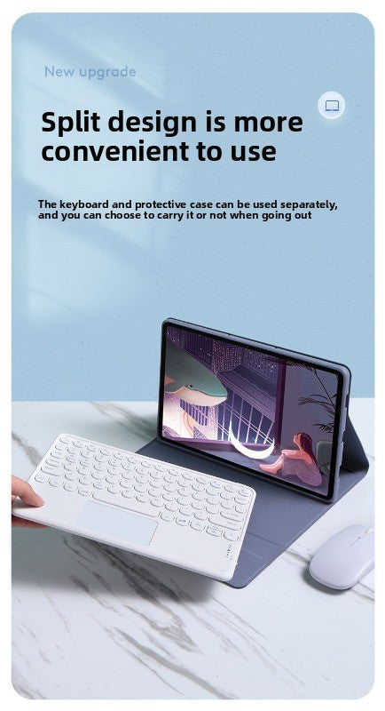 Lenovo M11 TB-330XU/330FU TB-331FC J606F Xiaoxin ideapad Pad11 2024 Bluetooth Keyboard Case P11 Pro Touch Keyboard Leather Case Protective Accessories