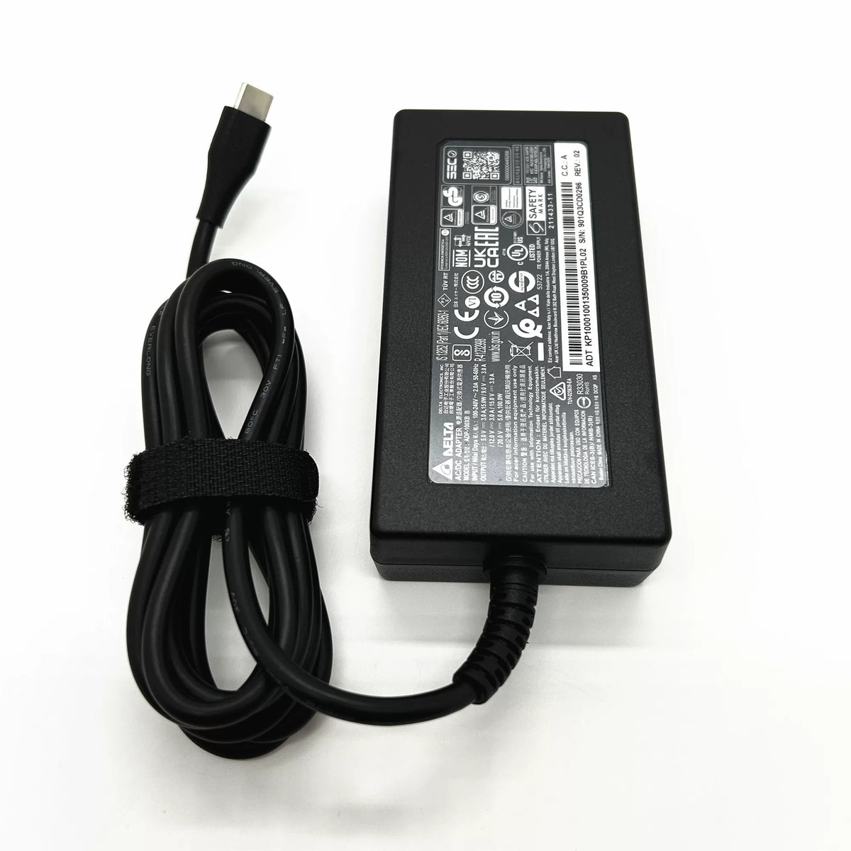 Genuine New Adapter ADP-100XB B 100W USB Type-C DELTA AC Adapter Charger for Acer Swift Go 14/16, Swift X S3 GO16 N23J2 ASUS TUF Dash 15 ROG series HP Envy Envy x360 Dell, Apple MacBook Pro Lenovo USB-C PD Acer laptop repair parts