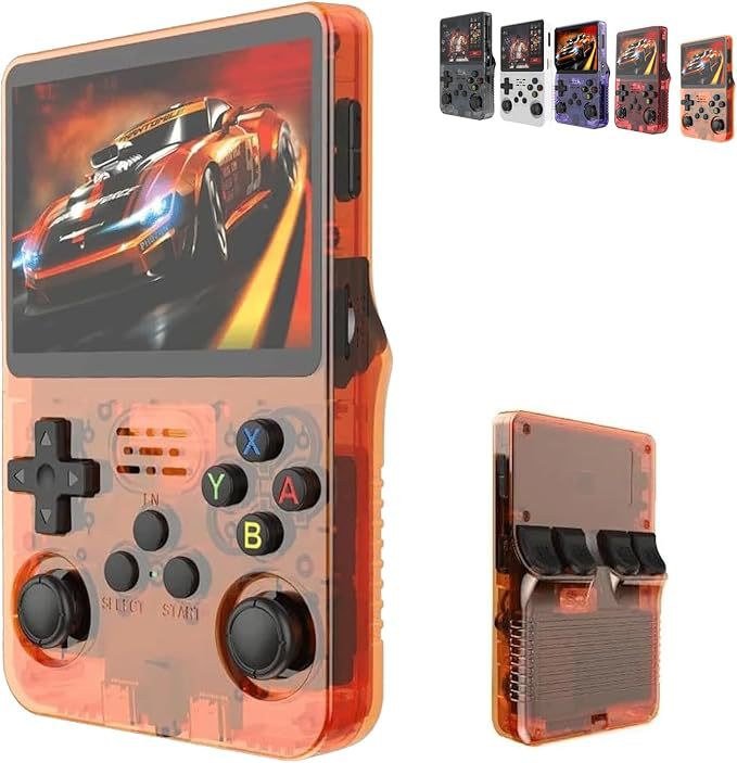 3.5" inch R36S Retro Handheld Game Console 1020mAh 64GB/128GB Portable Gaming Device with Built-in Games