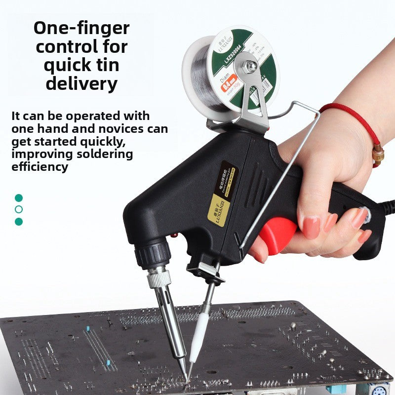 Electric soldering iron automatic tin repair welding household small high power solder gun machine manual 120W  Laptop Mobile Phone Repair tools