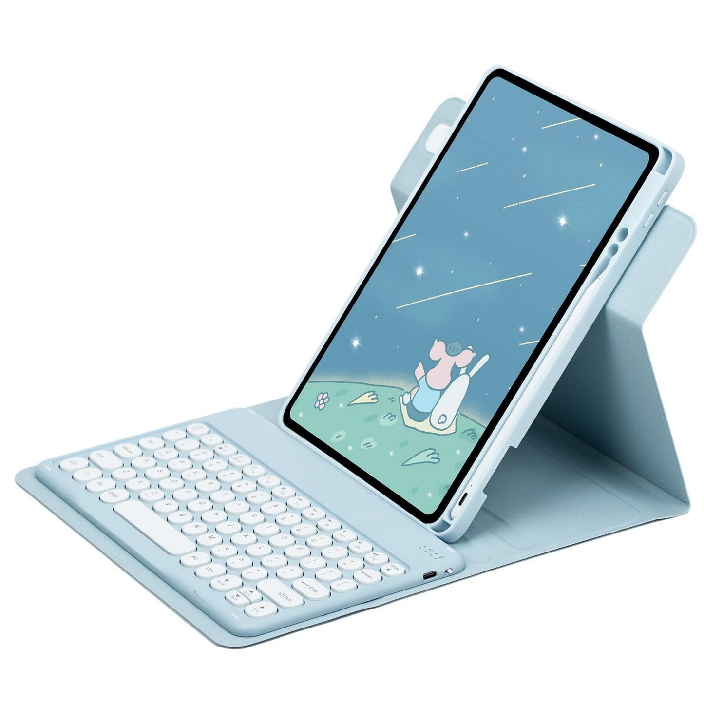 Applicable iPad10th generation rotating protective case 9th generation 10.2 touch Bluetooth keyboard Air4 magnetic suction 5 leather case 10.9 inch protective Accessories